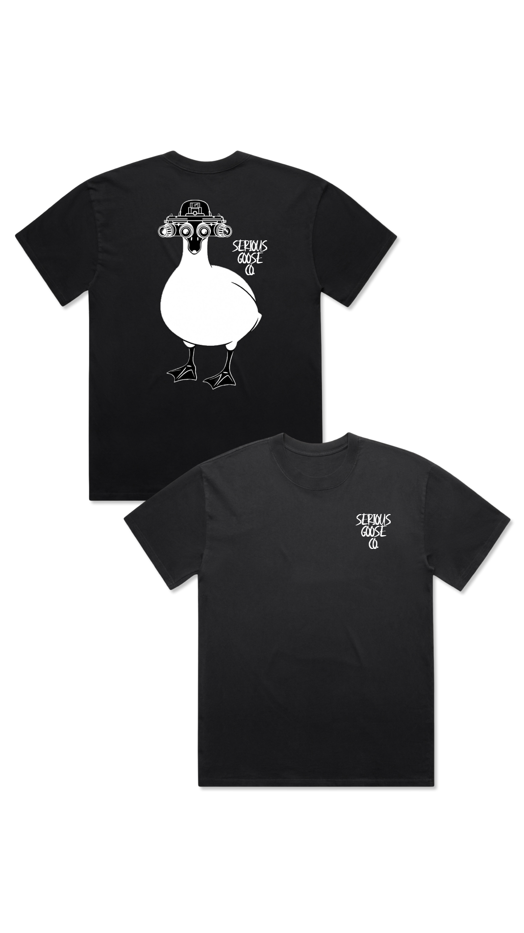 Serious Goose Tee - Black (Pre-Order)