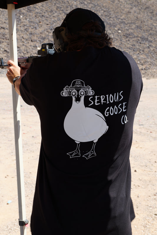 Serious Goose Tee - Black (Pre-Order)